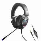 hot sale new model 2022 rgb gaming headphone for xbox,30mW 102db USB Wired Gaming Headphone With LED Light