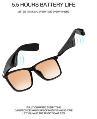 aonike Top Seller TWS Glasses Kacamata Musik Bluetooth Dengan Speaker Wireless Audio Smart Eyewear